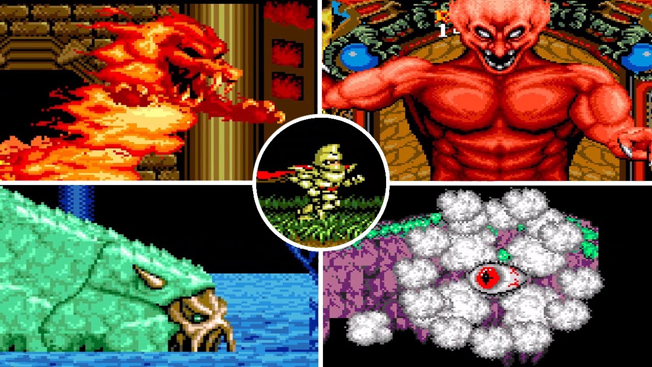 Game n°109 - Ghouls'n Ghosts ( Megadrive ) All bosses