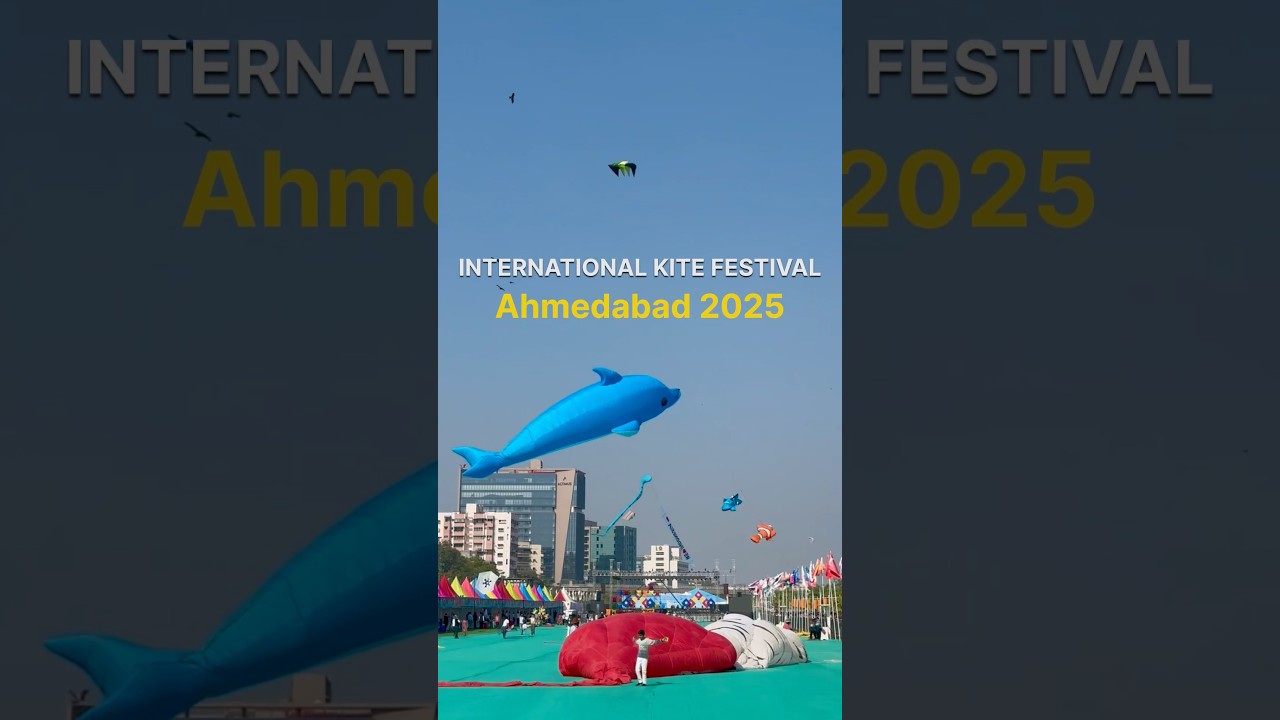 International Kite Festival 2025, Ahmedabad #gujarat