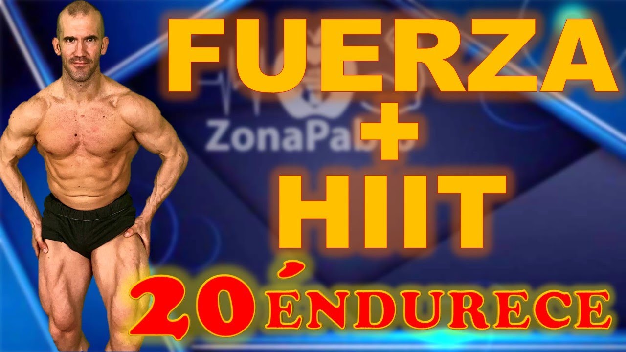 💥 FUERZA y HIIT 💥 Rutina completa Total Body Con MUSICA