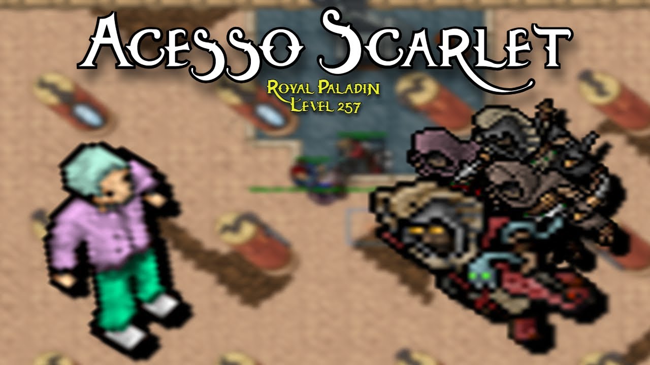 TIBIA | ROYAL PALADIN LEVEL 257 ACESSO SCARLET SOLO