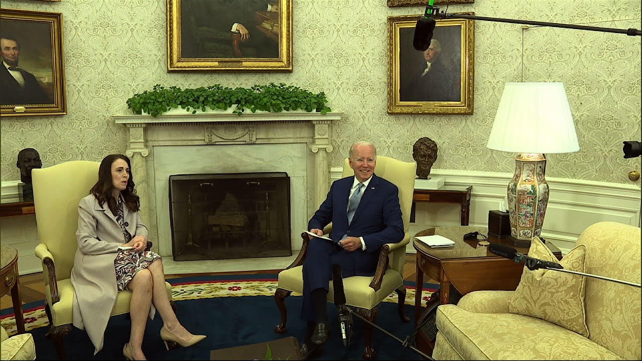 Biden talks gun control with New Zealand's PM