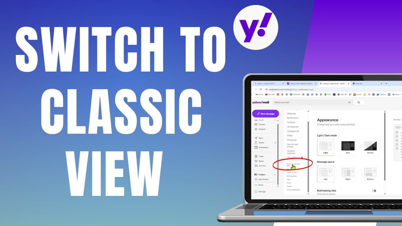 How to Change Yahoo Homepage Back to Classic View