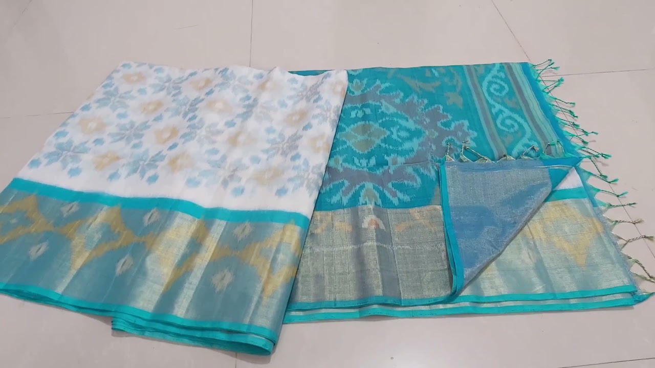 #pochampallyonline Double ikkat silk cotton sarees Wholesale price.Contact Number-9843422399 #ikkat
