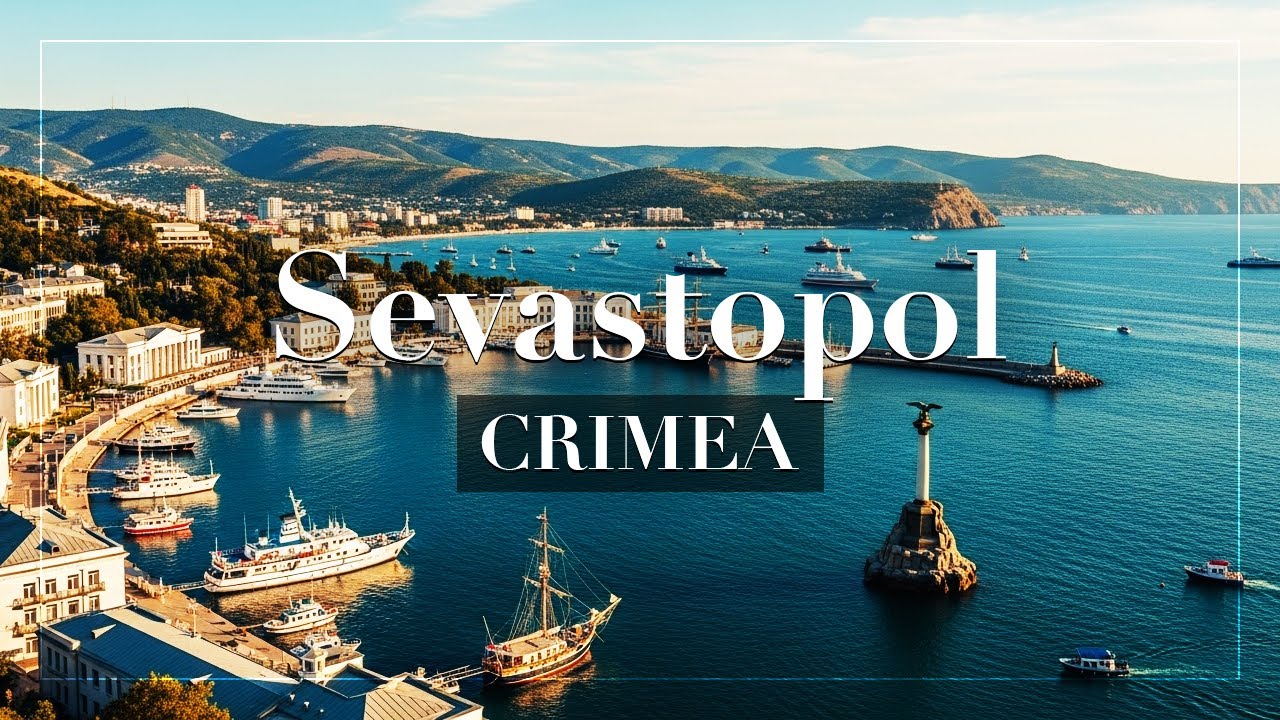 Walking in Sevastopol, Crimea | Relaxing 4K Seaside City Walk Along the Black Sea