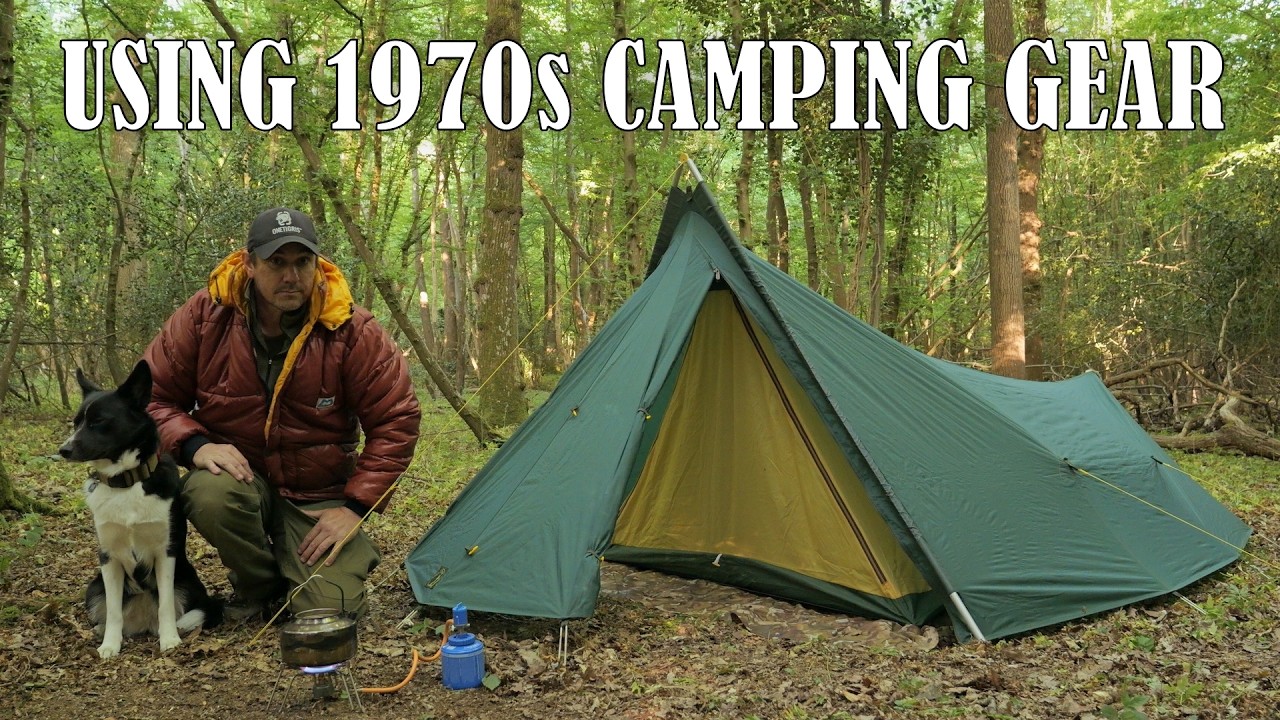 Camping like they did in the 1970s - VINTAGE RETRO GEAR