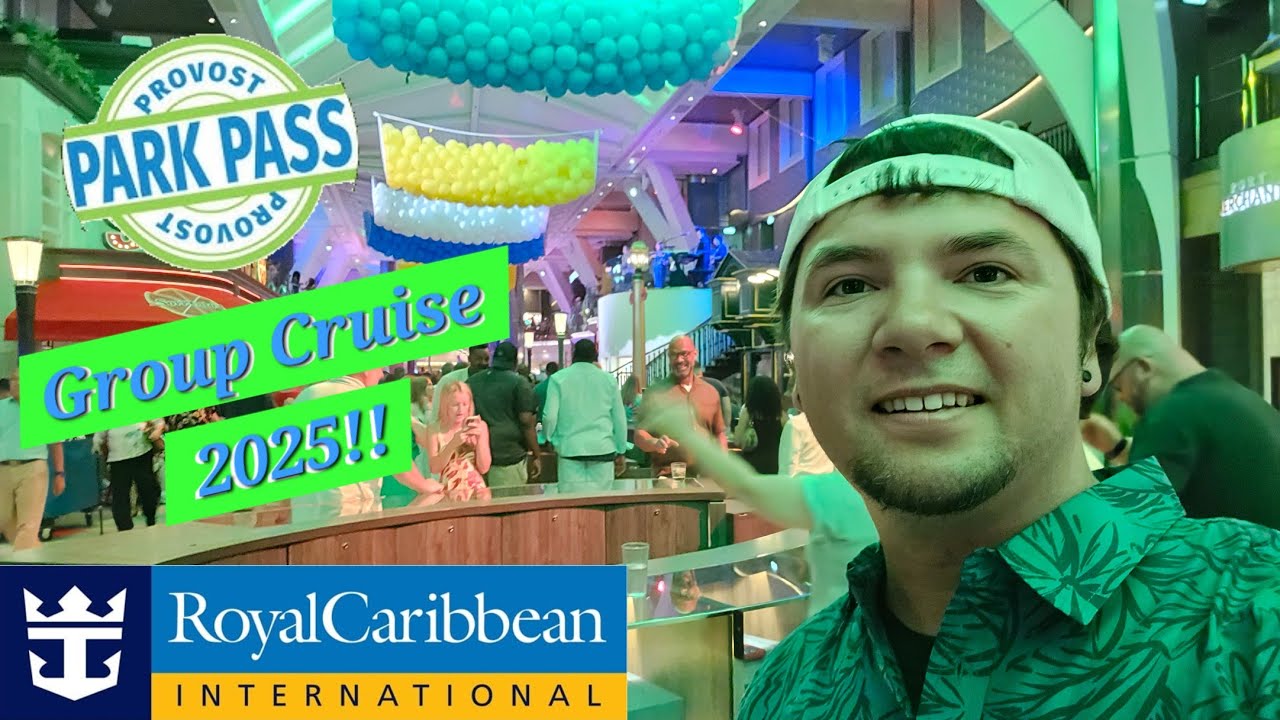 Provost Park Pass group cruise day 1, Boarding Royal Caribbeans Wonder of the Seas!