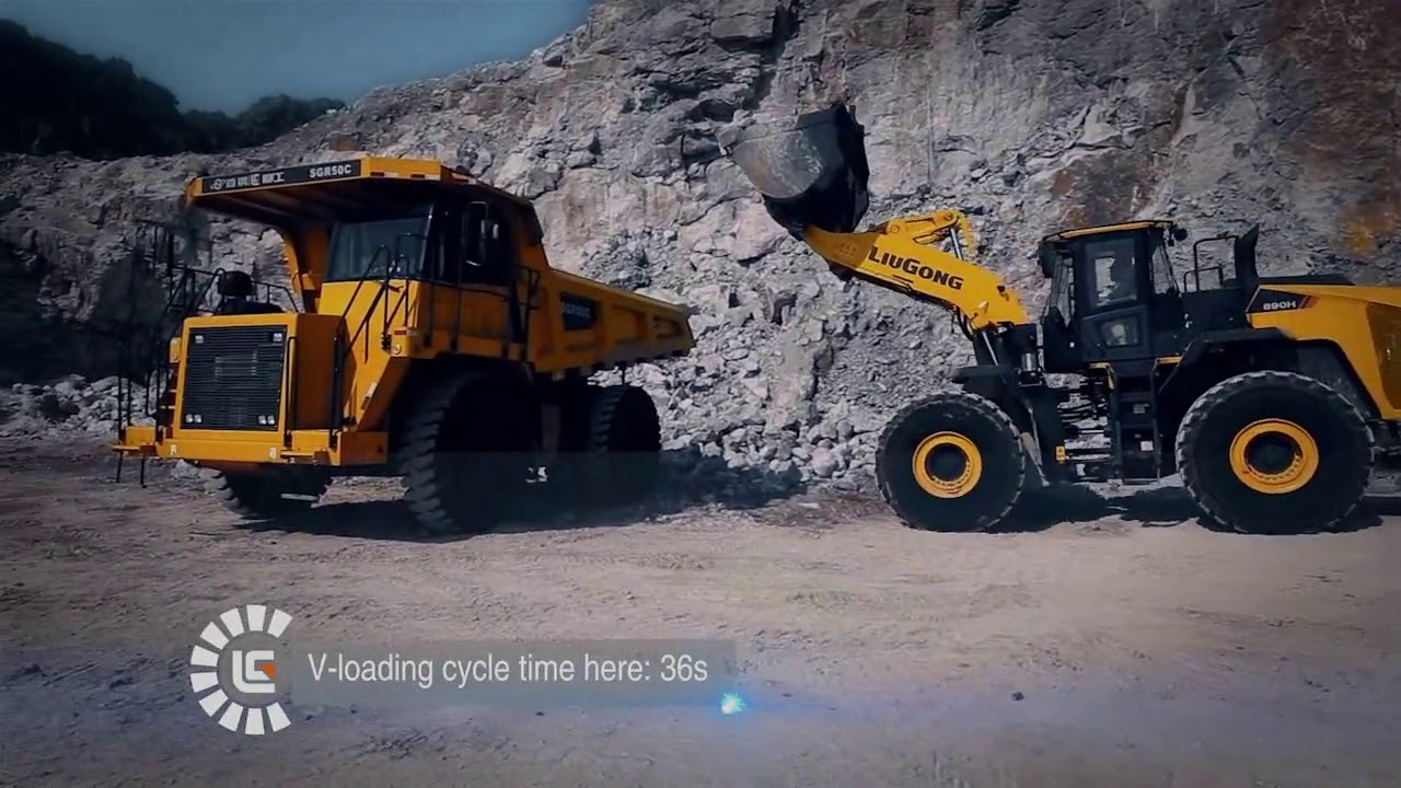 Презентация  фронтальных погрузчиков Liugong CLG 8128H CLG 970E CLG 890H