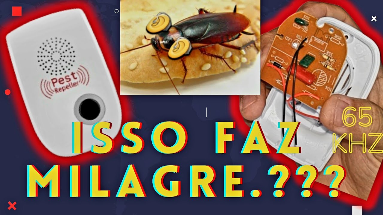 Ultrasonic pest repeller Repelente eletrônico barato Será que funciona mesmo?