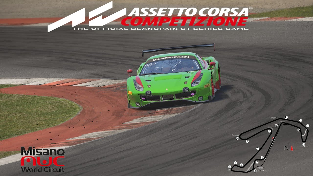 ACC | Ferrari 488 GT3 @Misano + Setup