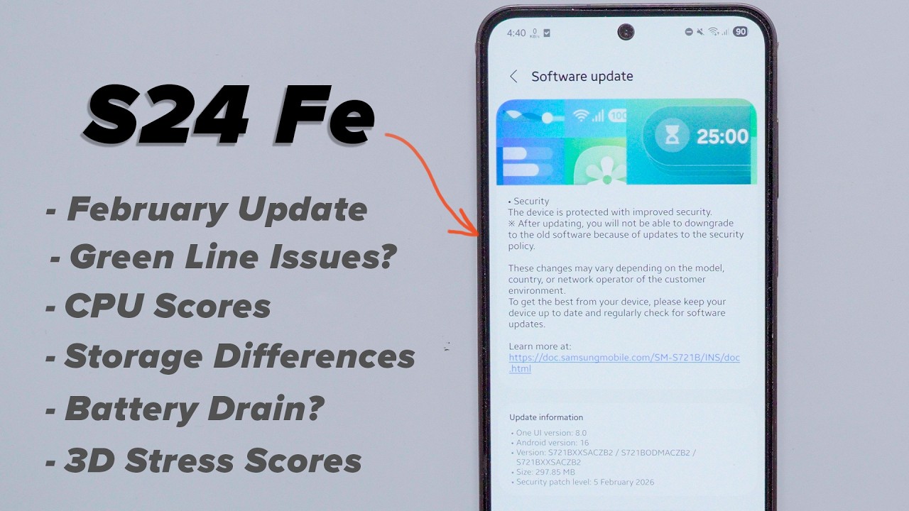 Samsung S24 FE February Update: CPU, GPU & Battery Results EXPOSED
