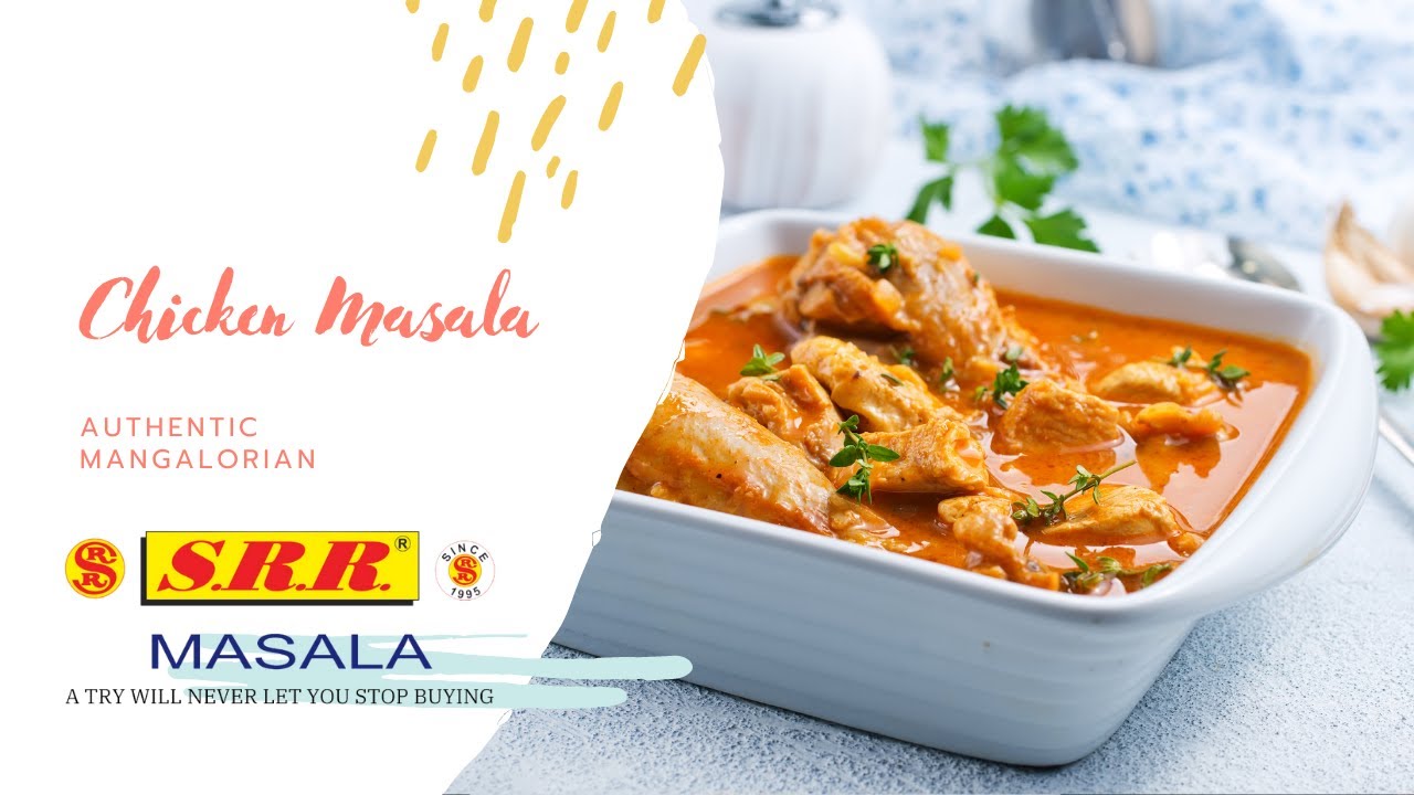 SRR Chicken Masala l Mangalore Chicken Curry l Goan Chicken Curry l Easy to cook Recipe l SRR Masala