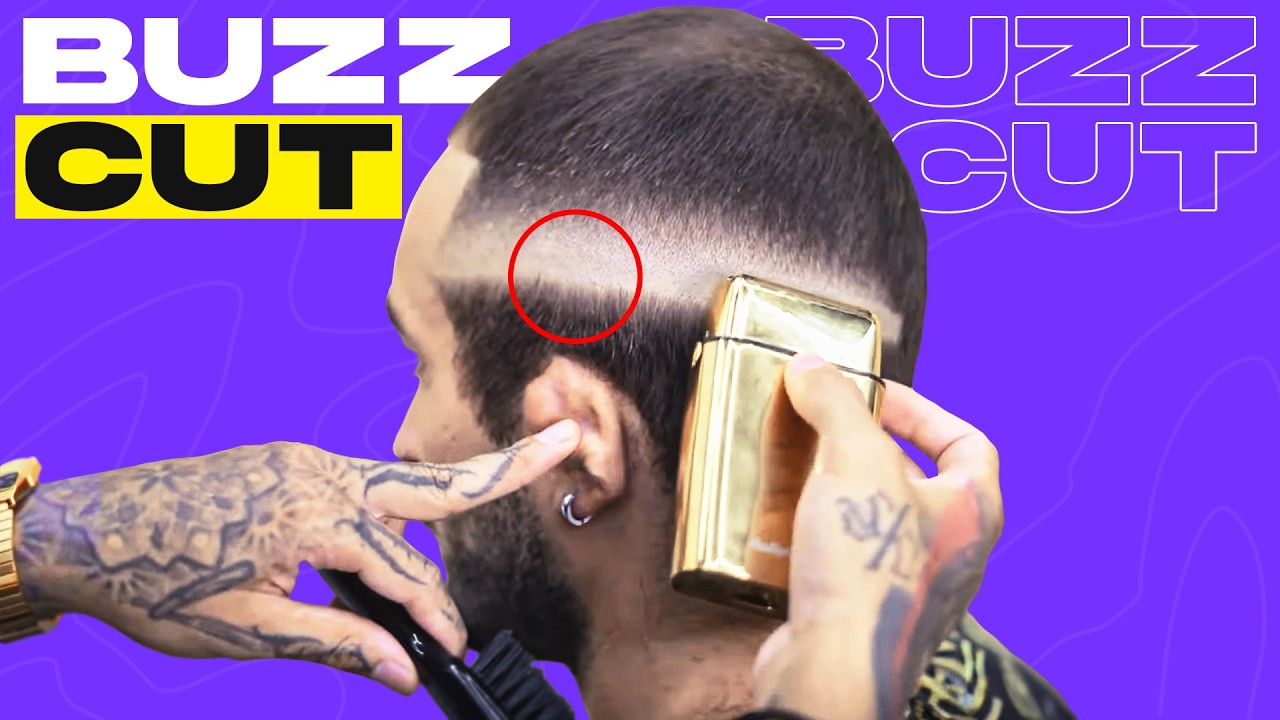 Mini Clase de Buzz Cut con Fade a Tijera 🎓