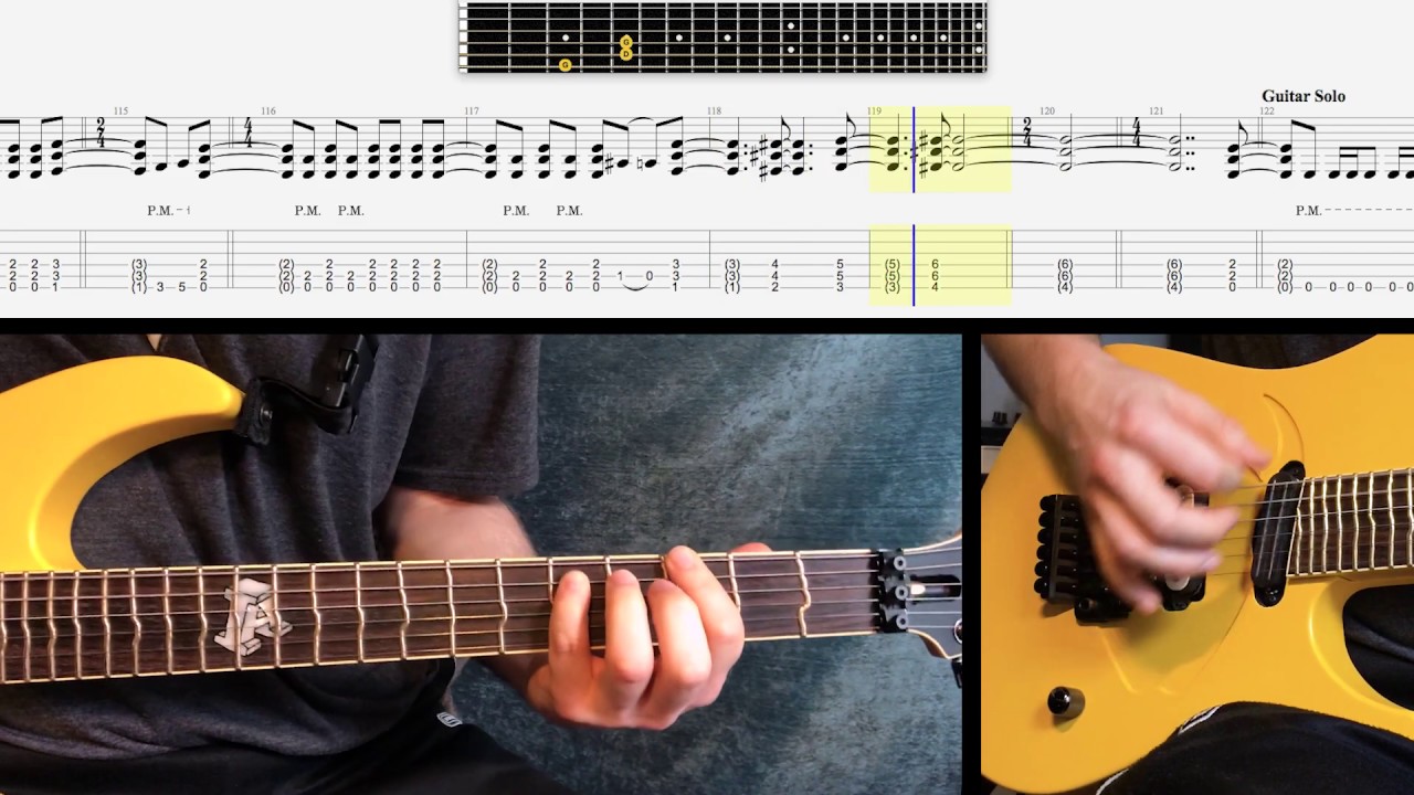 Metallica – Holier Than Thou (Play-through, rhythm) W/TABS + PARTS