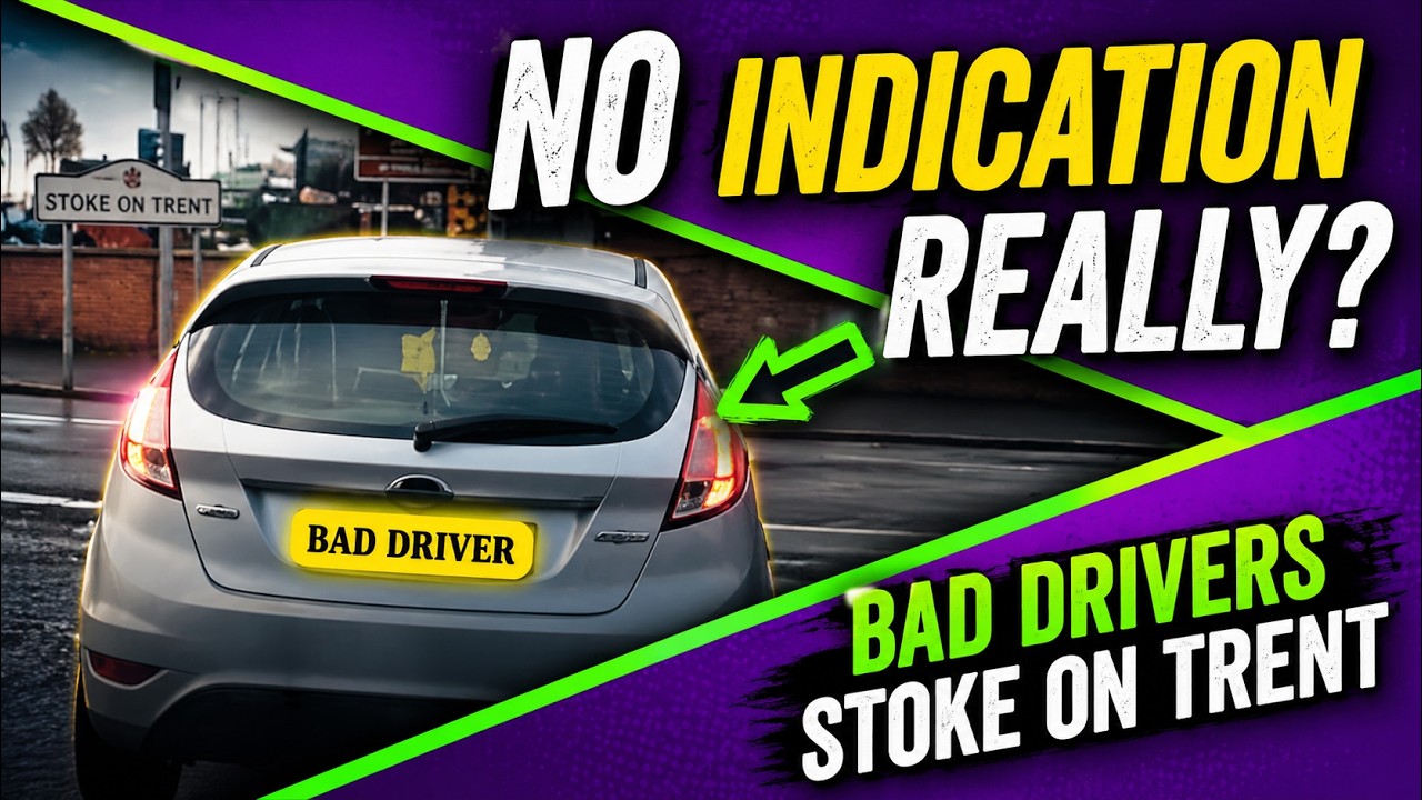 BAD DRIVERS in stoke on trent ( dashcam ) compilation 1
