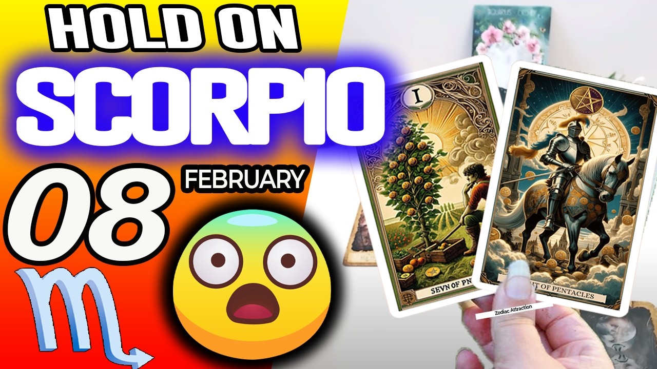 Scorpio ♏HOLD ON😱BECAUSE YOUR SUCCESS WILL BE GIANT!🍀🤑💵 horoscope for today FEBRUARY 8 2026 ♏ tarot