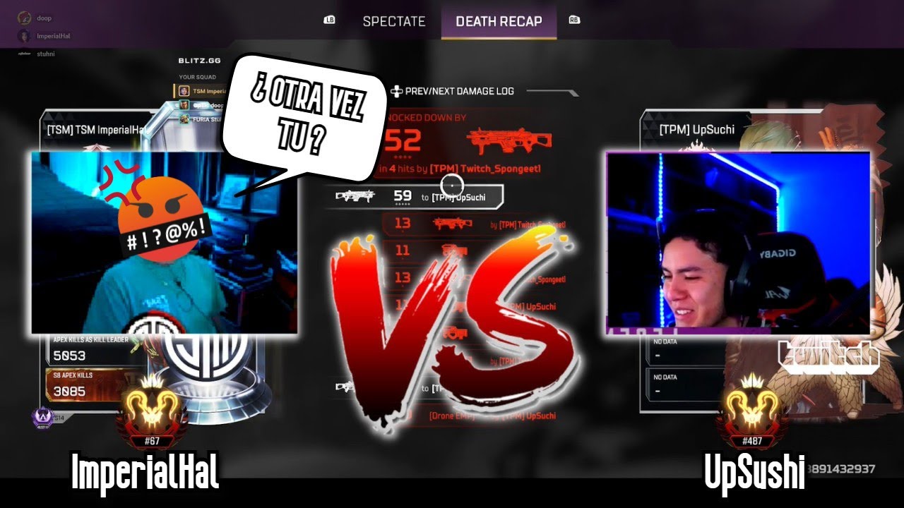ImperialHal vuelve a insultar a Sushi y asi reacciona | Apex Predator