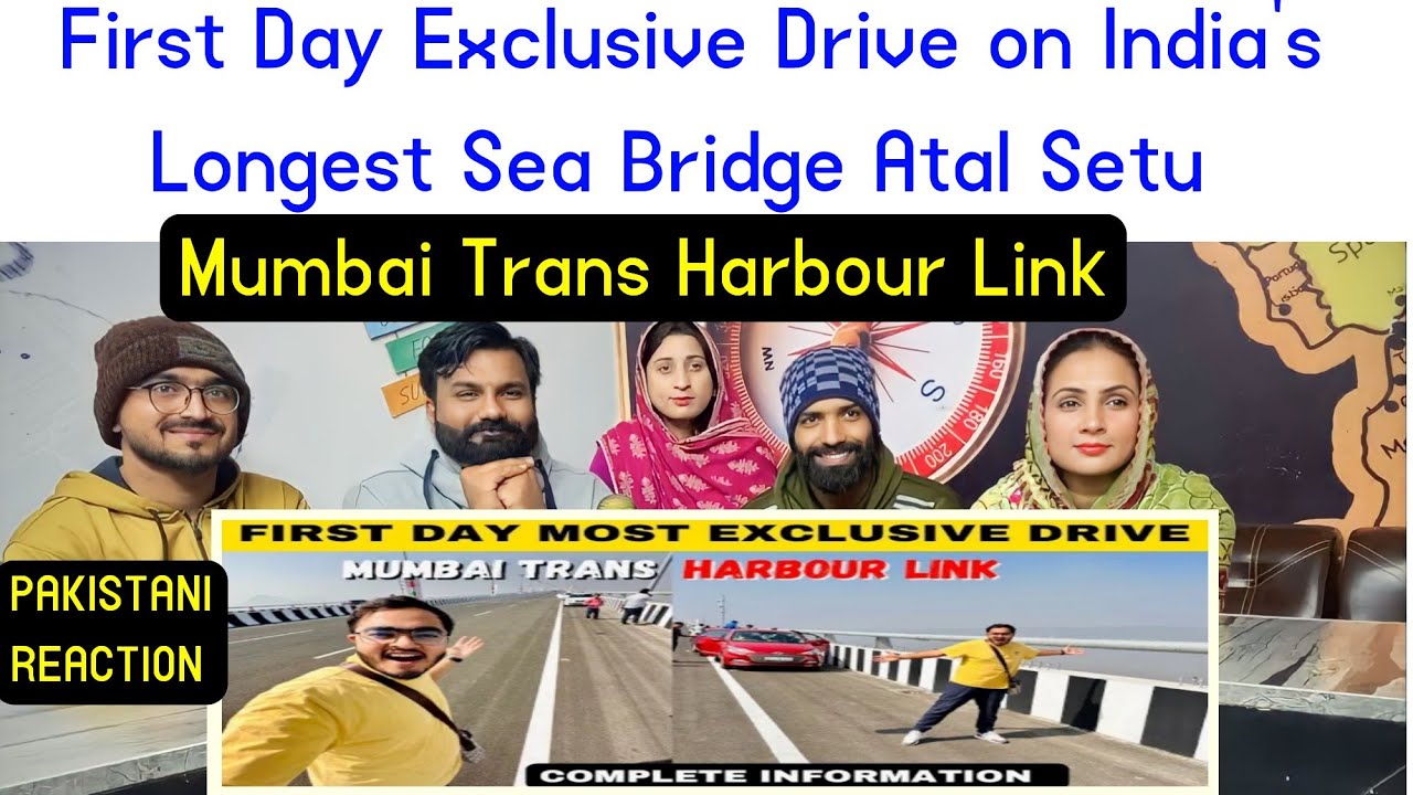 First Day Exclusive Drive on India’s Longest Sea Bridge Atal Setu | Mumbai Trans Harbour Link.