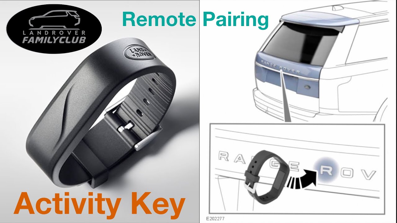 How to use Land Rover Activity Key & Remote Pairing