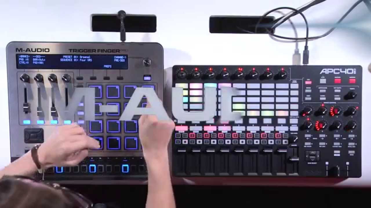 Le Trigger Finger Pro de M-AUDIO et l'APC40MKII AKAI avec Amanda Eaven (La Boite Noire)