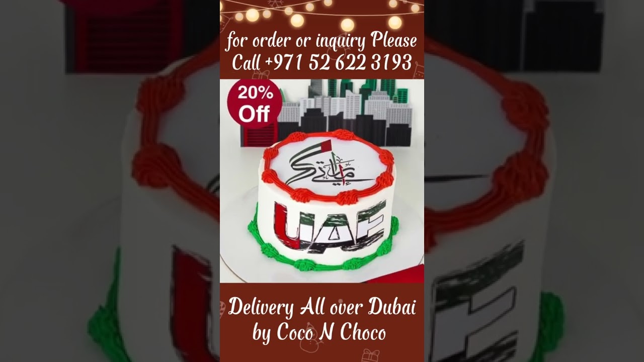 National Day Special Cake Delivery in All Over Dubai
