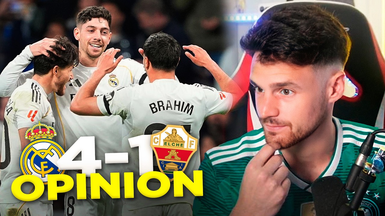 EL REAL MADRID GANA 4-1 CONTRA EL ELCHE
