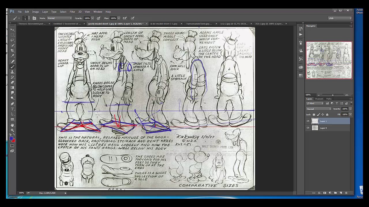 Perspective Character Turn Around