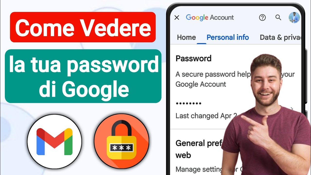 Come visualizzare la password dell'account Google 2023 | come vedere le mie password di google