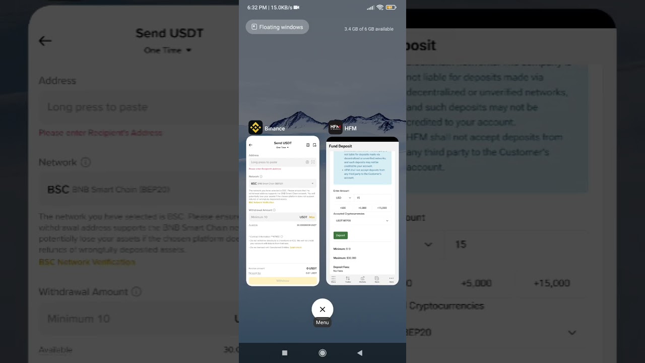 Как пополнить счет HFM на Binance с помощью криптовалюты USDT (криптовалюта USDT): Как пополнить ...