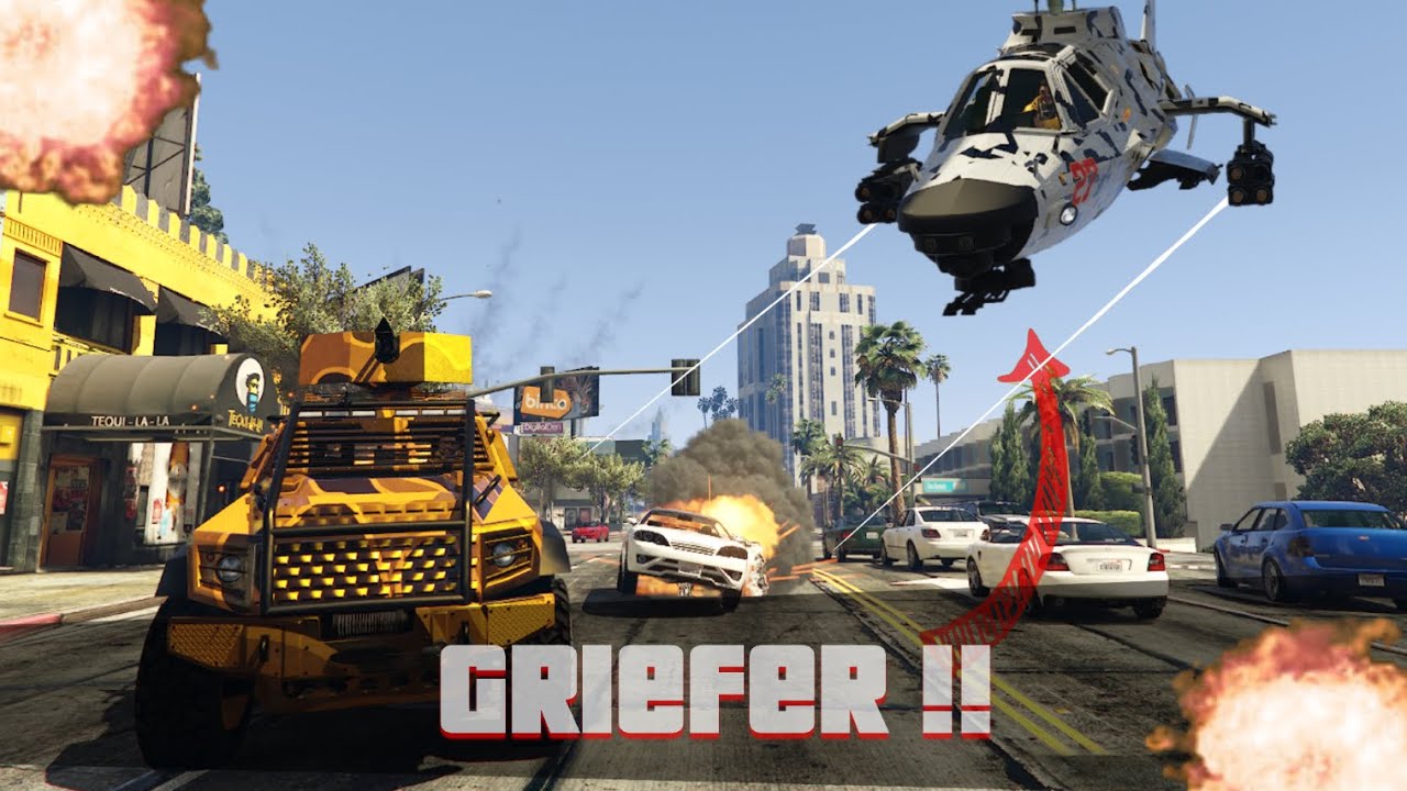 Making Toxic GTA Online Griefers Leave the Lobby😈💥