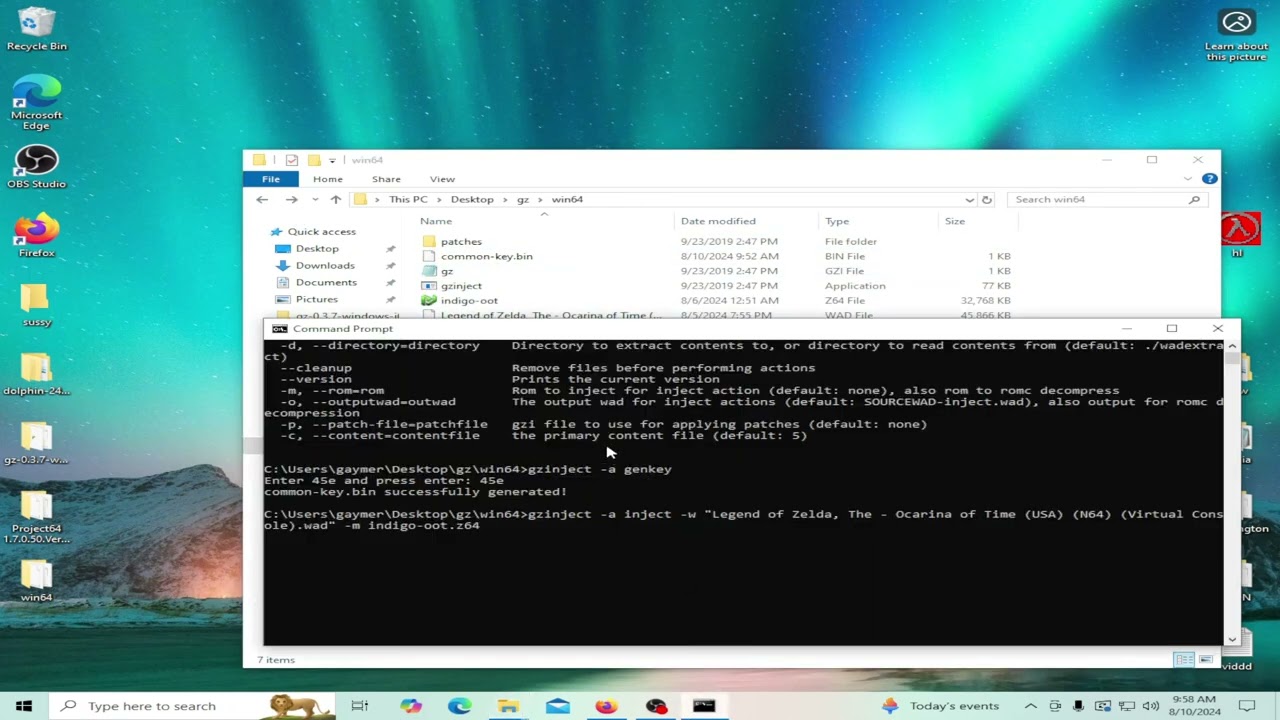 inject n64 rom hack into wii virtual console [description]