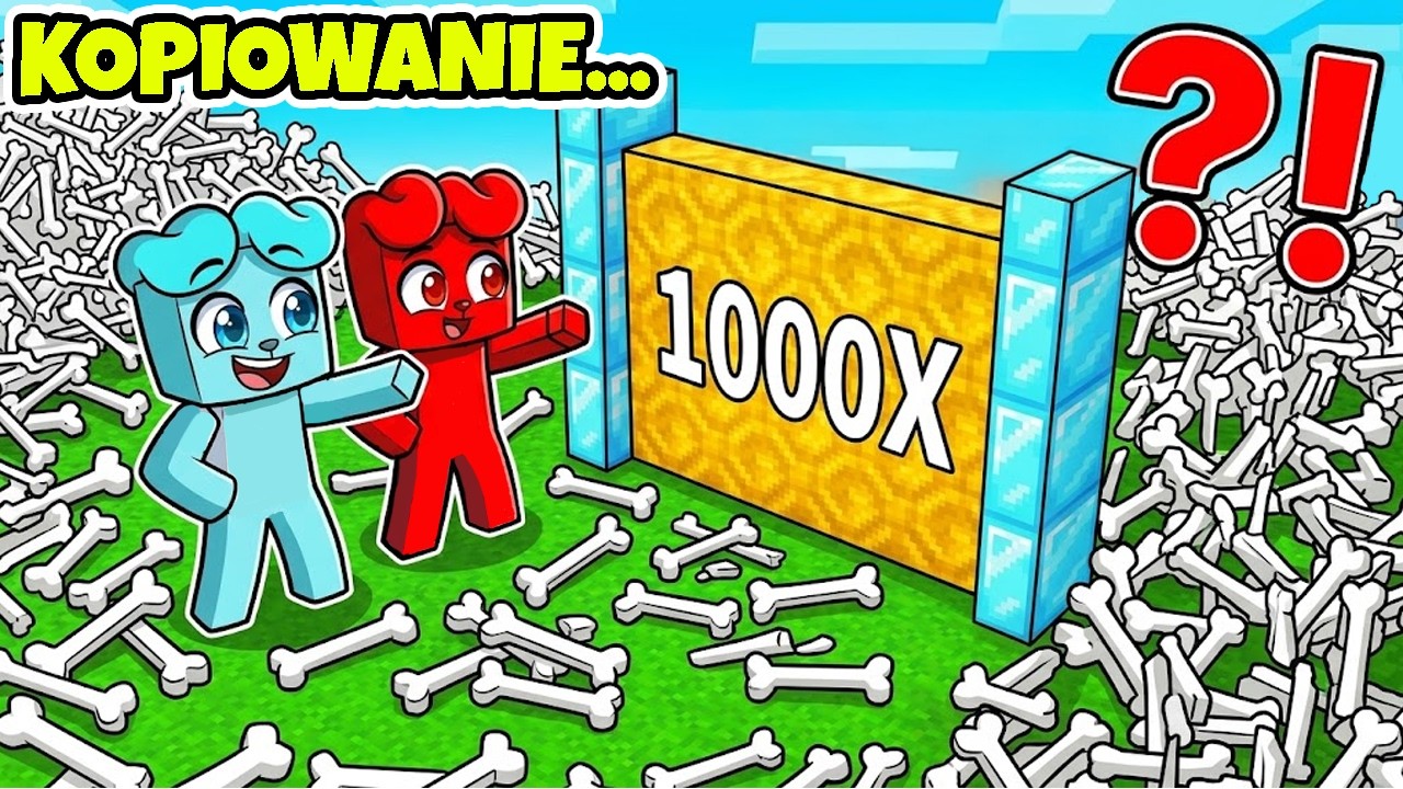 Zrobiłem MASZYNĘ DO KLONOWANIA w Minecraft ⚙️⬆️