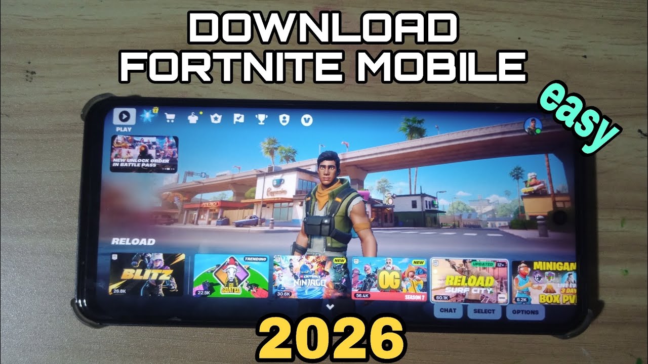 Как легко скачать Fortnite Mobile для Android/iOS в 2026 году