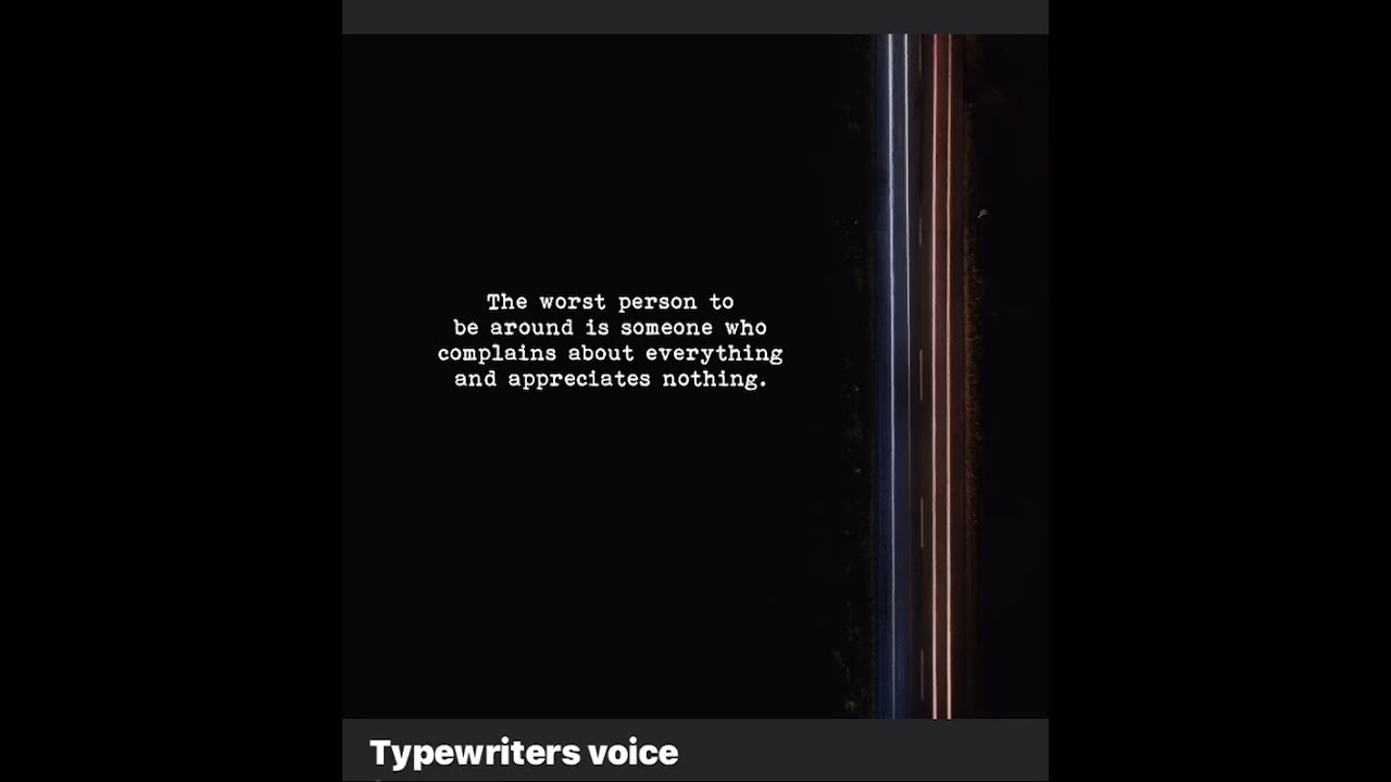 Credit to: typewriter voice ❤️ 