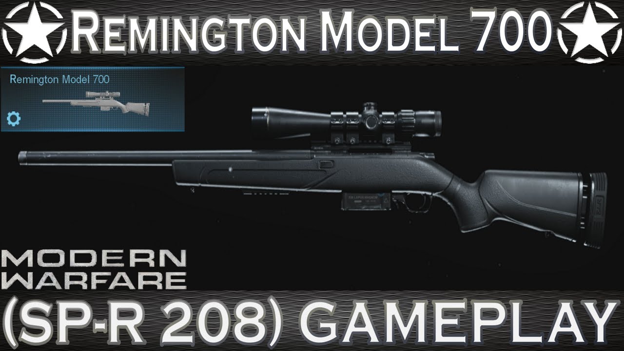Modern Warfare Remington Model 700 (SP-R 208) Gameplay