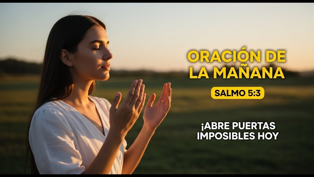 Salmo 5:3 Oración de la Mañana Que Cambia Tu Vida.