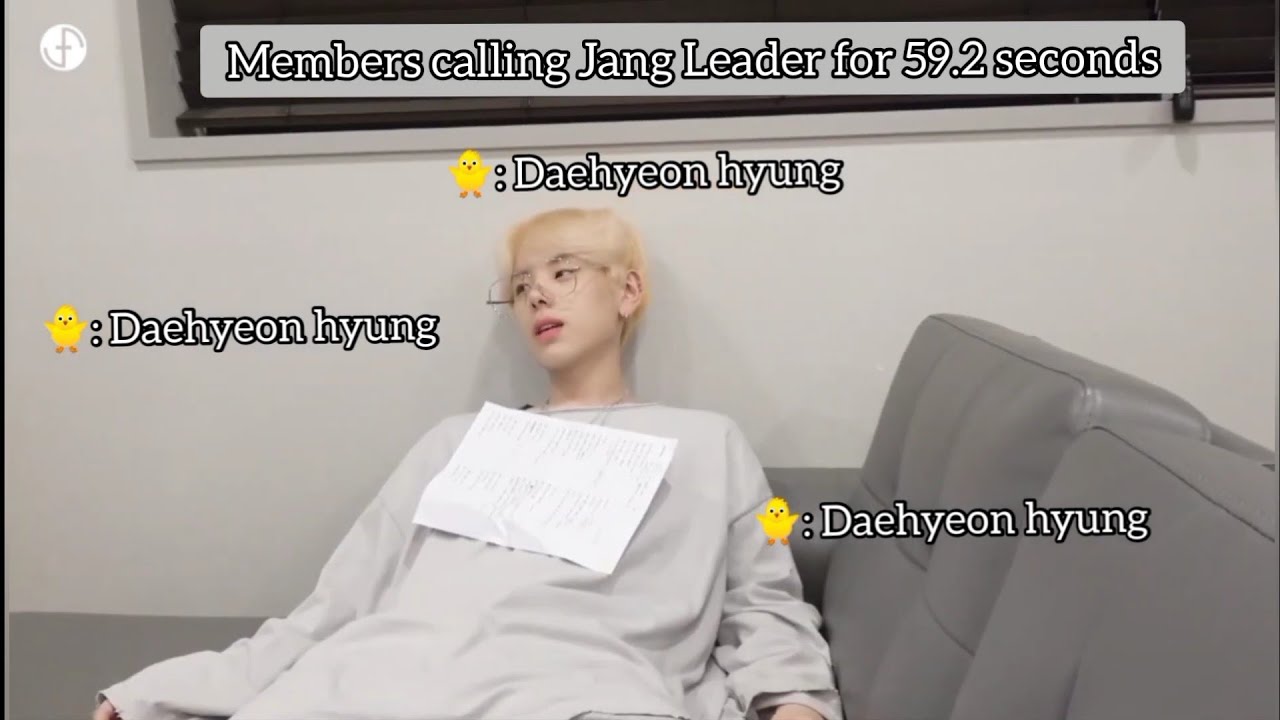 WEi members teasing Leader Daehyeon