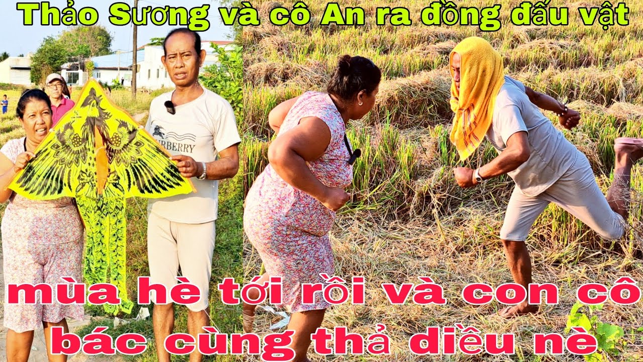Idol Thảo Sương cùng với cô On Quay về Thời Thơ Ấu Mùa Hè Tới Rồi Thả Diều Cùng Các Con Rất Vui