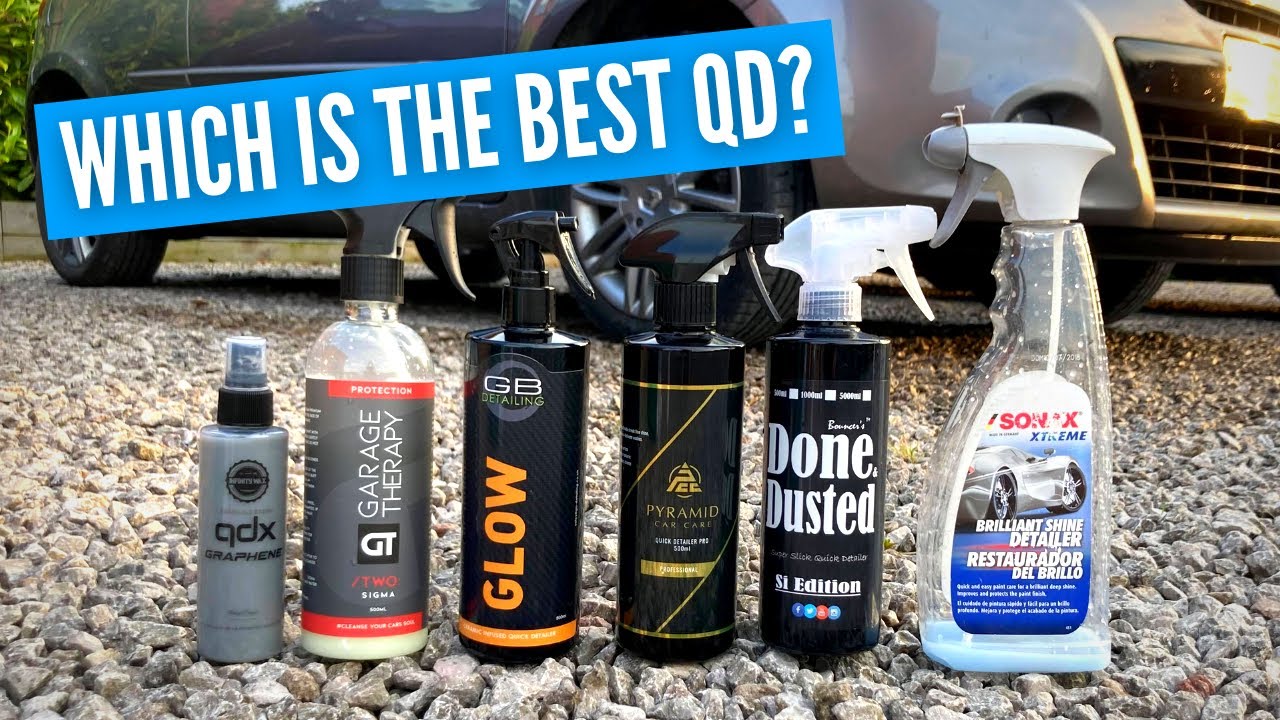 Best Hybrid Quick Detailer Comparison | Including Sonax BSD, Garage Therapy and QDX Graphene