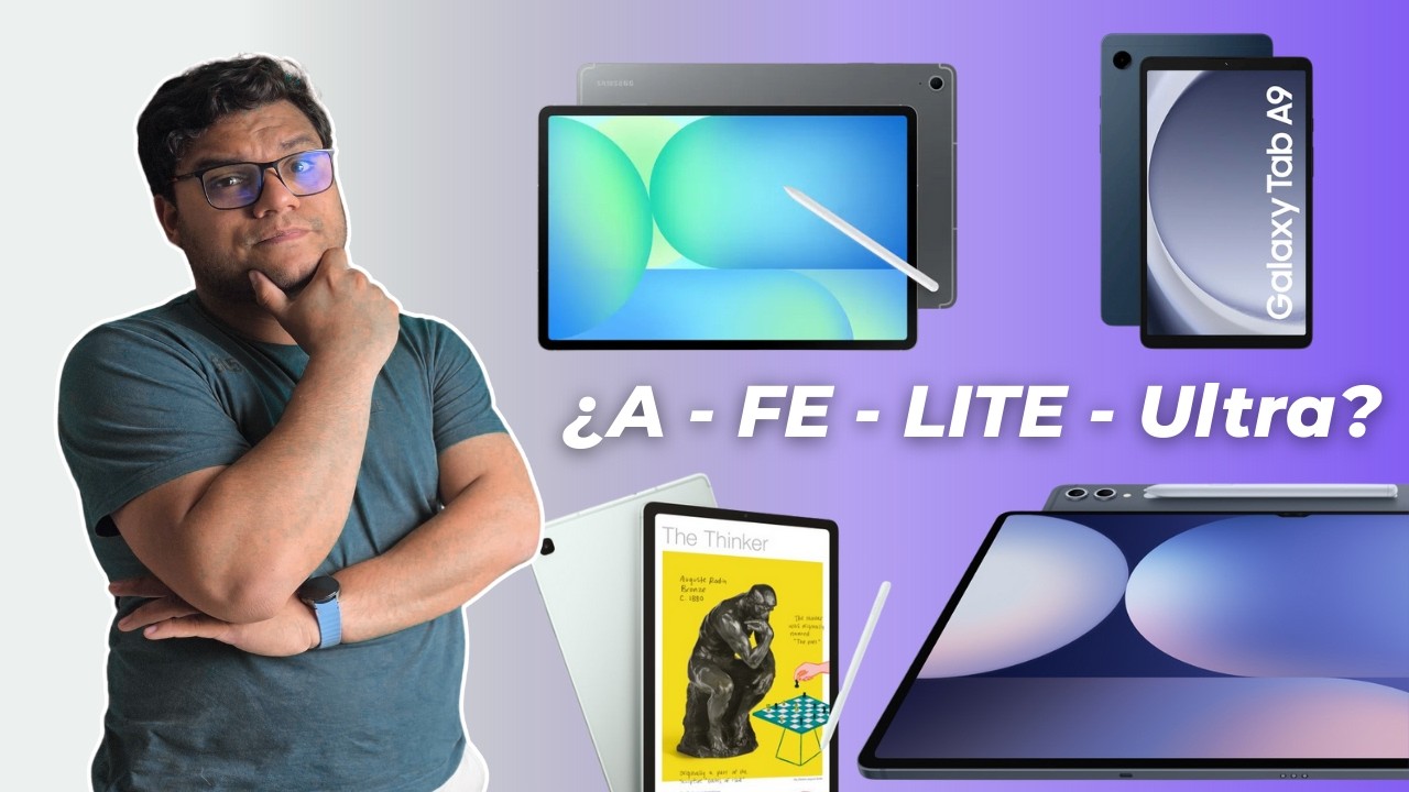 Cual Samsung Galaxy Tab es mejor opcion para estudiar, trabajar y entretenerte. 🤔