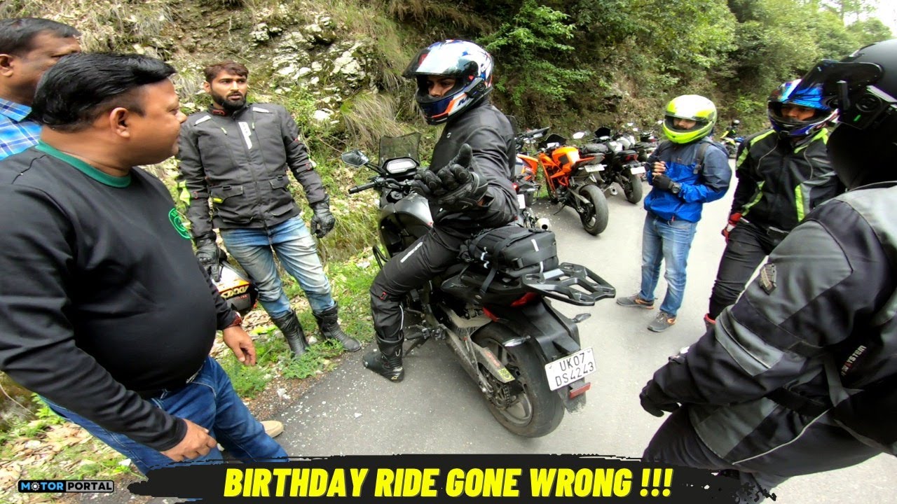 Birthday ride gone wrong ??