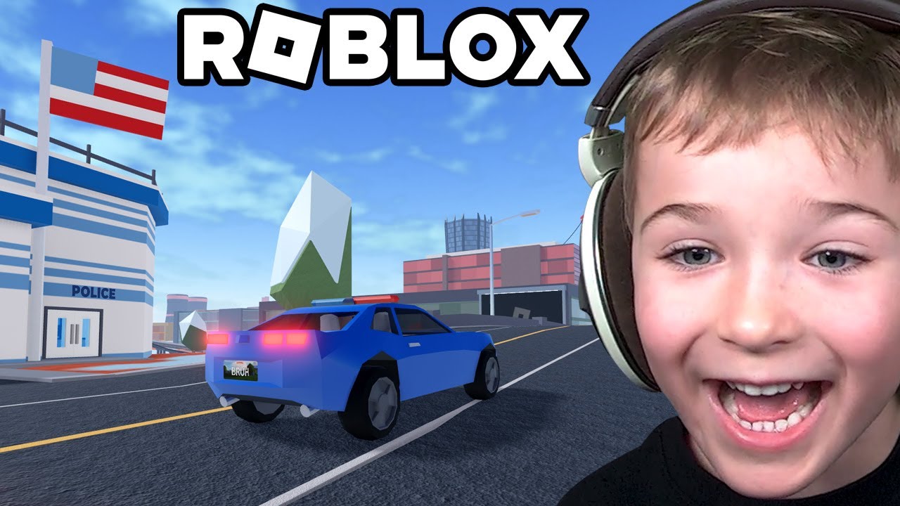 Lukas And Dad is a Good Cops in Roblox Jailbreak