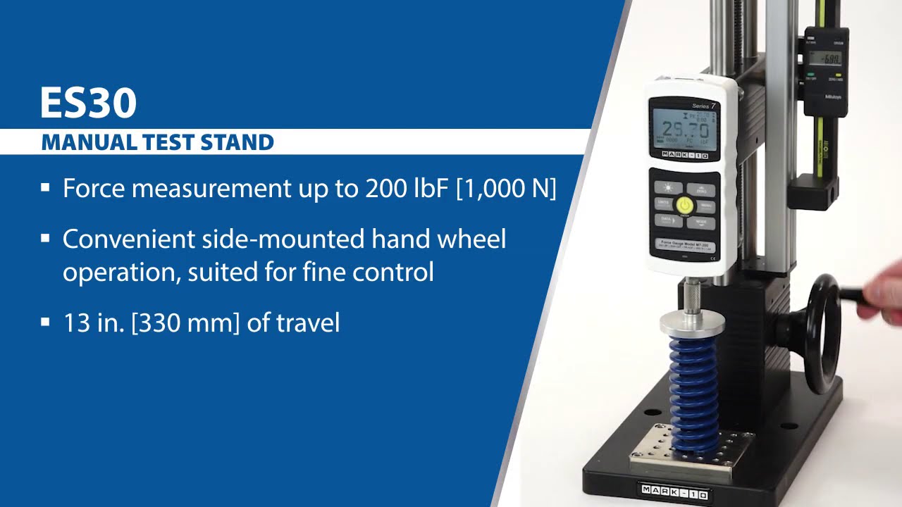 Manual Test Stand Model ES30
