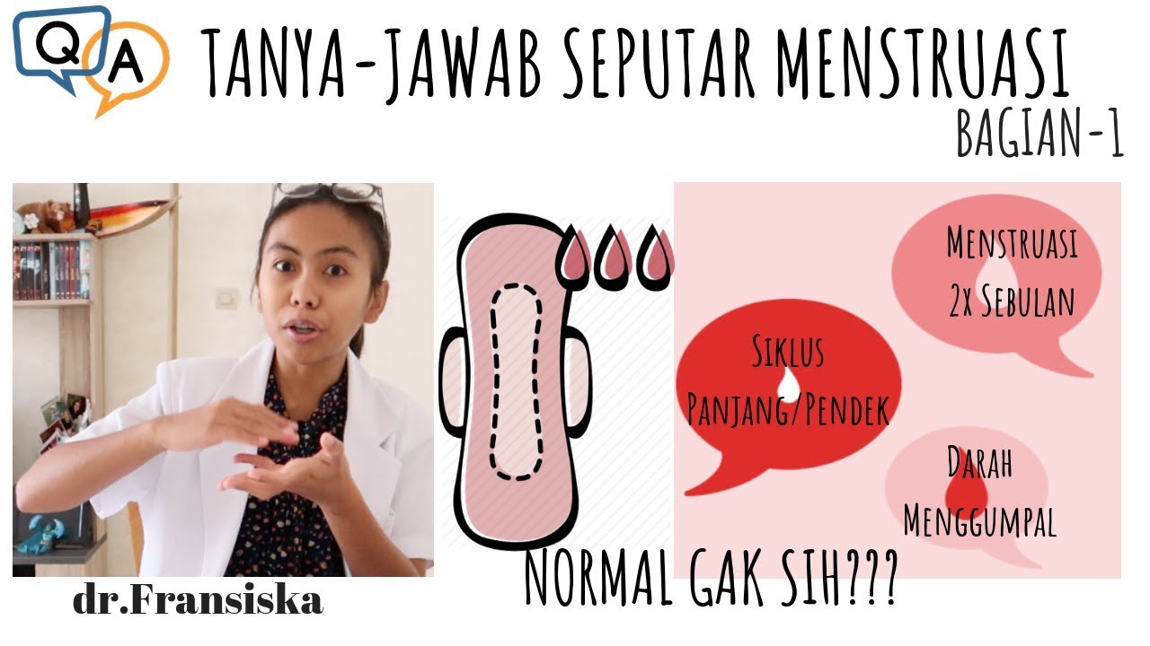 KENAPA MENSTRUASI TIDAK TERATUR ? | TANYA JAWAB SEPUTAR MENSTRUASI - PART 1