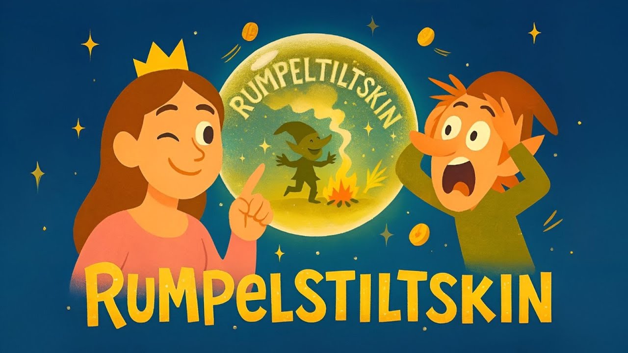 Rumpelstiltskin | The Magical Name Game! 👑✨ | Classic Bedtime Kids Story | English Fairytales 🧚🏻