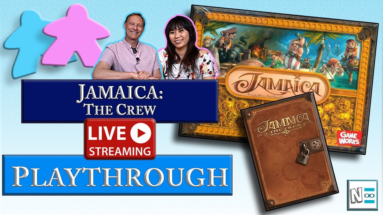 Let's Play JAMAICA: THE CREW - Live Board Game Playthrough & Review #25