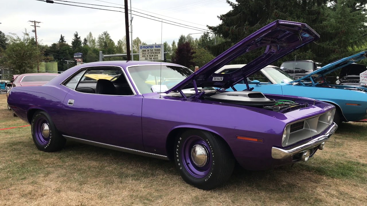 MUSCLE| 1 Of 6 Known To Exist, In Violet (Plum Crazy) 1970 426 Hemi 4speed 'Cuda