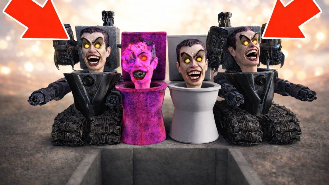 SPARTAN VS NEW SKIBIDI TOILET MEMES – FALL INTO THE GIANT PIT | GARRY’S MOD