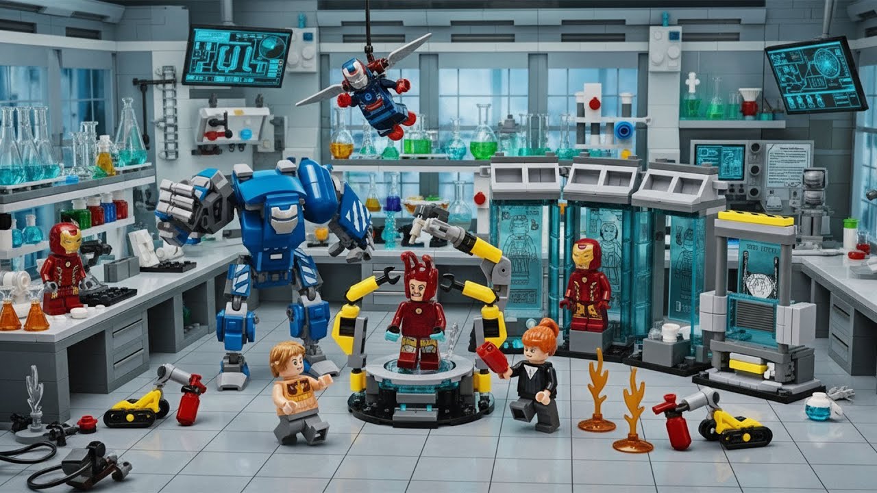 LEGO Marvel Iron Man&rsquo;s Lab &ndash; The Ultimate Armor Hall | Stop-Motion Animation