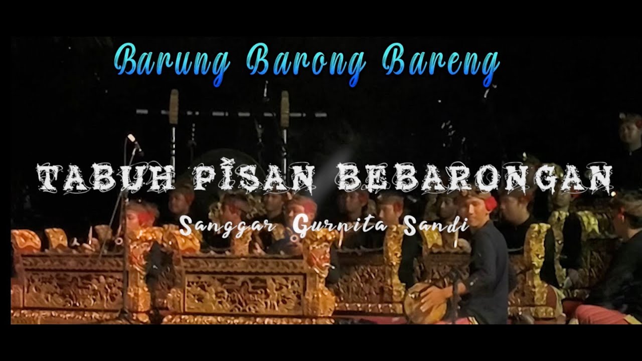 Tabuh Pisan Bebarongan