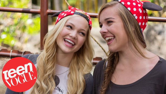Olivia Holt and Her Bestie Gracie Benward at Disneyland – Besties – Teen Vogue